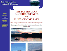 Tablet Screenshot of bluemountainlake.com